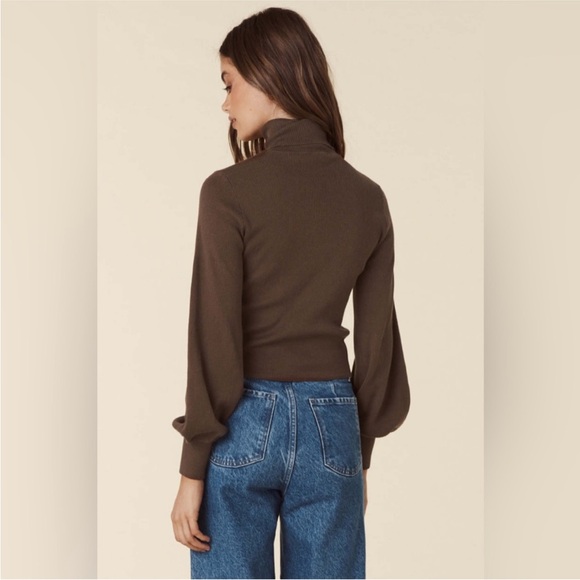 Spell & The Gypsy Highland Classic Skivvy Chocolate Turtleneck Sweater - Picture 7 of 9